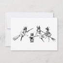 Suche nach hexe auf besen einladungen Vintag