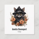 Suche nach halloween visitenkarten Schwarzkatze