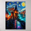 Suche nach magische nacht poster Generativer inhalt