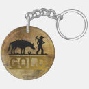 Suche nach reichtum schlüsselanhänger Gold