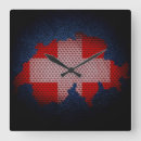 Suche nach die schweiz flagge wanduhren Land