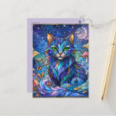 Suche nach grüne katze postkarten Blau