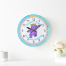 Suche nach lila blau wanduhren Für kinder