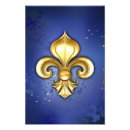 Suche nach fleur de lis poster Gold