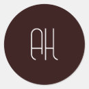 Suche nach einfachheit aufkleber Monogramm