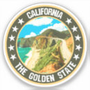 Suche nach goldener staat aufkleber Los angeles