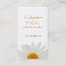 Suche nach weißes gänseblümchen visitenkarten Hochzeitsplaner