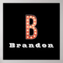 Suche nach buchstabe b poster Monogramm