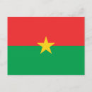Suche nach burkina faso postkarten Flagge