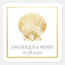 Suche nach seashell aufkleber Gold