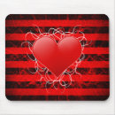 Suche nach schwarzes herz mousepads Rot
