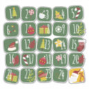 Suche nach countdown aufkleber Weihnachtsaufkleber