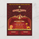 Suche nach niedlicher zirkus einladungen Kindergeburtstag