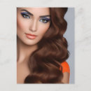 Suche nach brünette frau postkarten Ai generiert