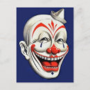 Suche nach gruseliger clown postkarten Retro