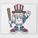 Suche nach vintage baseball geschenkpapier Vierterjuli