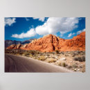 Suche nach red rock canyon poster Rot