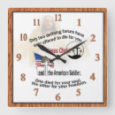 Suche nach soldat wanduhren Patriotisch