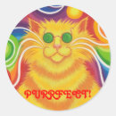 Suche nach psychedelische katze aufkleber Kitty