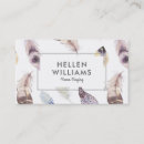 Suche nach weiße federn visitenkarten Elegant