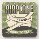 Suche nach vintages flugzeug untersetzer Retro