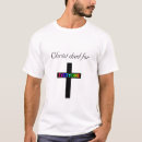 Suche nach er starb tshirts Christus