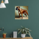 Suche nach boxer dog poster Portrait