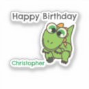 Suche nach grüner dinosaurier aufkleber Geburtstag
