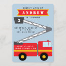 Suche nach firetrucks einladungen Junge