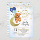 Suche nach teddy bear shower baby einladungen Wir können warten
