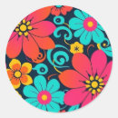Suche nach funky blumen aufkleber Bunt