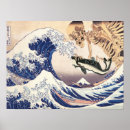 Suche nach vintage japanische malerei poster Katsushika hokusai