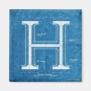 Suche nach buchstabe h magnete Monogramm
