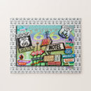 Suche nach landstraße puzzle Vintag