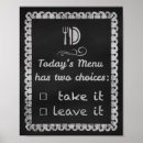 Suche nach menu poster Tafel
