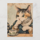 Suche nach vintage katze postkarten Kaffee
