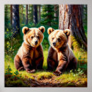 Suche nach bärenjunges poster Waldtiere