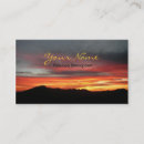 Suche nach sonnenuntergang über visitenkarten Natur