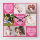 Suche nach neues baby wanduhren Baby girl