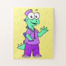 Suche nach bizarre puzzle Dinosaurier