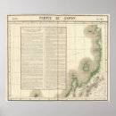 Suche nach karte von japan poster Hand