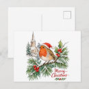 Suche nach stechpalme postkarten Weihnachtsvogel