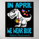 Suche nach blauer dinosaurier poster Autismus