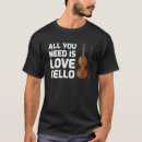 Suche nach liebe cello tshirts Musik