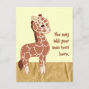 Suche nach niedliche giraffe postkarten Für kinder