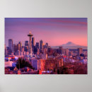 Suche nach seattle skyline poster Stadtleben