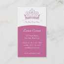 Suche nach kleine prinzessin visitenkarten Krone