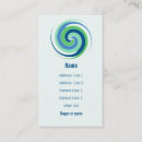 Suche nach grüne spirale visitenkarten Abstrakt