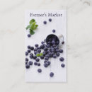 Suche nach blaubeeren visitenkarten Markt
