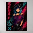 Suche nach anime mädchen poster Schwarz